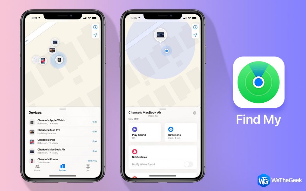 find my phone app for mac